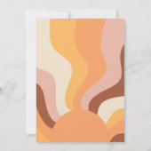 HIPPIE DAZE Twee Groovy 2e Verjaardag Kaart (Achterkant)