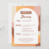 HIPPIE DAZE Vrede Uit Bachelorette Party Kaart (Achterkant)