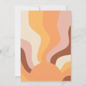 HIPPIE DAZE Young Wild en drie, 3e verjaardag Kaart (Achterkant)