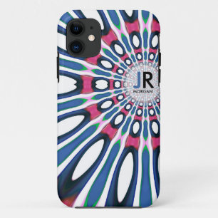 Hippie 'delica Fruitige Plak Monogram Aangepaste N iPhone 11 Hoesje