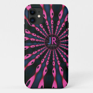 Hippie 'delica Funk Pink Blue Monogram iPhone 11 Hoesje