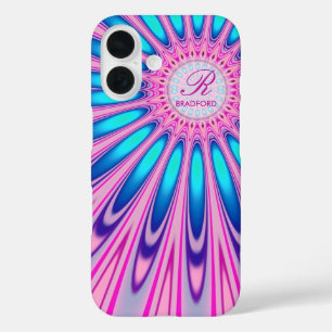 Hippie "delica roze blauwe tinkleurstof iPhone 16 hoesje