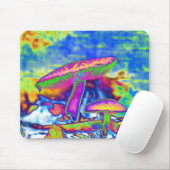 Hippie Dippie Trippy'Shrooms Mousepad Muismat (Met muis)