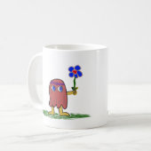 Hippie Dippy Flower Koffiemok (Voorkant links)