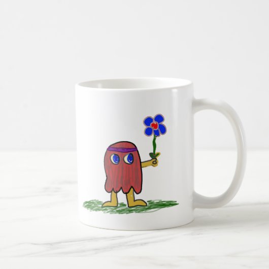 Hippie Dippy Flower Koffiemok (Rechts)