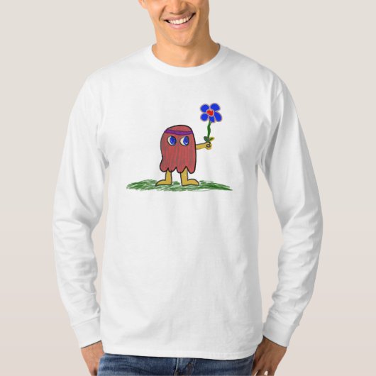 Hippie Dippy Flower T-shirt (Voorkant)