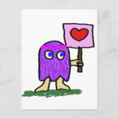 Hippie Dippy Love Briefkaart (Voorkant)