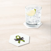 Hippie Dragonfly Green Ribbon Cerebral Palsy Aware Kartonnen Onderzetters (Insitu)