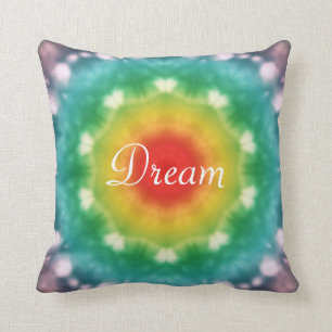 Hippie Dream Rainbow Typografie Kussen