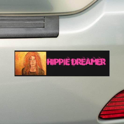 Hippie Dreamweaver Bumpersticker (Op auto)