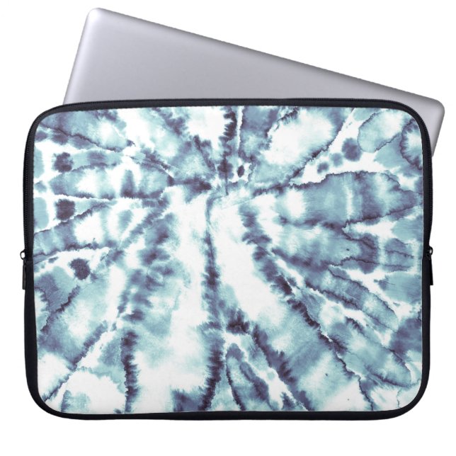 Hippie Dye tekende Poster. Het schilderen was Text Laptop Sleeve (Voorkant)