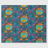 Hippie Earth Cadeaupapier (Vlak)