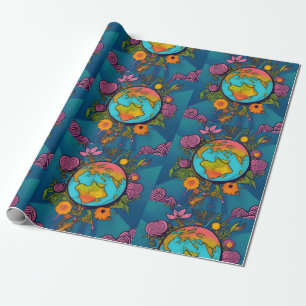 Hippie Earth Cadeaupapier
