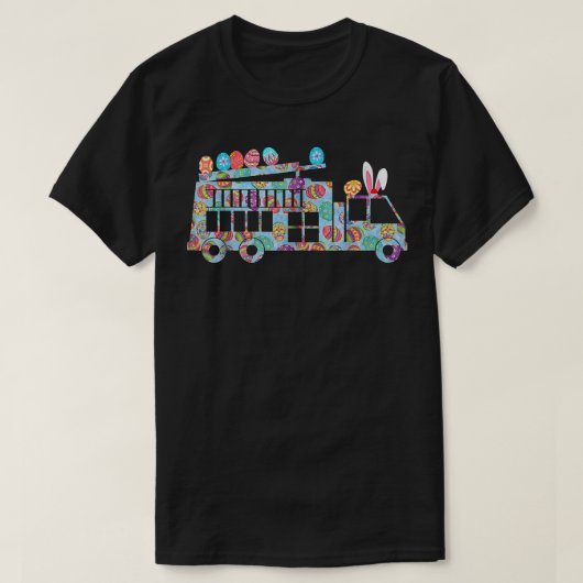 Hippie Easter Riding Fire Easter Firefig T-shirt (Design voorkant)