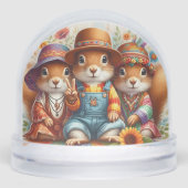 Hippie-eekhoorns Sneeuwbol (Voorkant)