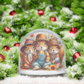 Hippie-eekhoorns Sneeuwbol (Kerstmis)