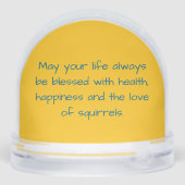 Hippie-eekhoorns Sneeuwbol (Achterkant)