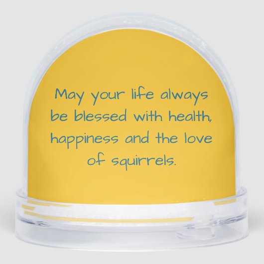 Hippie-eekhoorns Sneeuwbol (Achterkant)