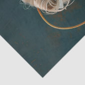 Hippie Fancy kat in Salon Decoupage Tissuepapier (Detail)