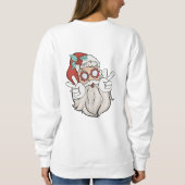 Hippie Feestdagen Kerstkerst-roovy Santa Claus Trui (Achterkant)