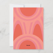 Hippie Feestdagen kerstrecro Santa Holiday Card Feestdagenkaart (Achterkant)