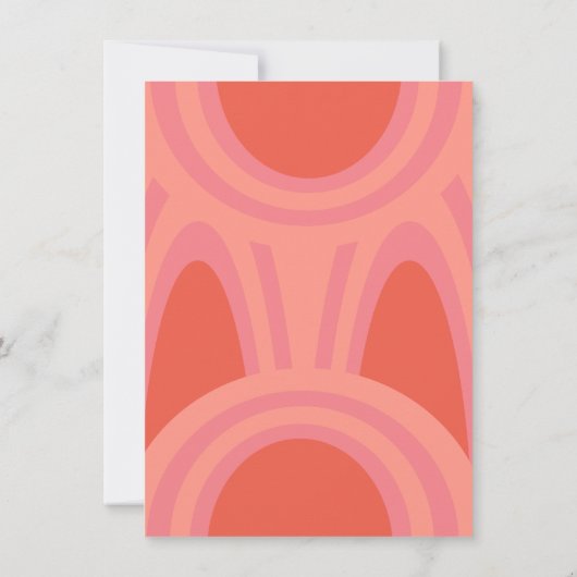 Hippie Feestdagen Kerstresten Van Party Kaart (Achterkant)