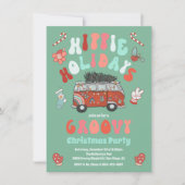 Hippie Feestdagen Kerstresten Van Party Kaart (Voorkant)