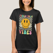 Hippie Field Trip Vibes For Teacher Kids Field Day T-shirt (Voorkant)