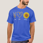 Hippie Florist Floral Flower Peace Love Sunshine T-shirt (Voorkant)