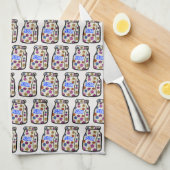 Hippie Flour Power Kitchen Towel Theedoek (Quarter Fold)