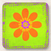 Hippie Flower Onderzetter (Voorkant)
