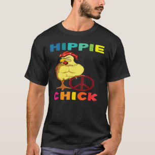Hippie Flower Peace Love Happy Soul 3 T-shirt