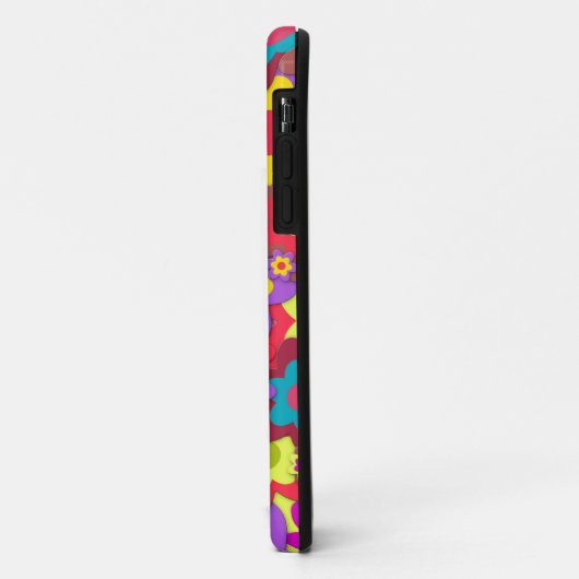 HIPPIE FLOWER POWER GIRLY IPHONE HOESJES (Achterkant/links)