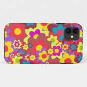 HIPPIE FLOWER POWER GIRLY IPHONE HOESJES (Achterkant (horizontaal))