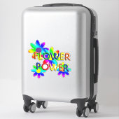 Hippie Flower Power LG Sticker (Koffer)