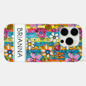Hippie Flower Power Personalized Case-Mate iPhone Case (Achterkant (horizontaal))