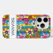 Hippie Flower Power Personalized Case-Mate iPhone Case (Achterkant (horizontaal))