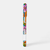 Hippie Flower Power Persoonlijk iPhone 16 Hoesje (Rechterkant)