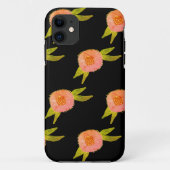 Hippie Flowers Hoesje-Mate iPhone Case (Achterkant)