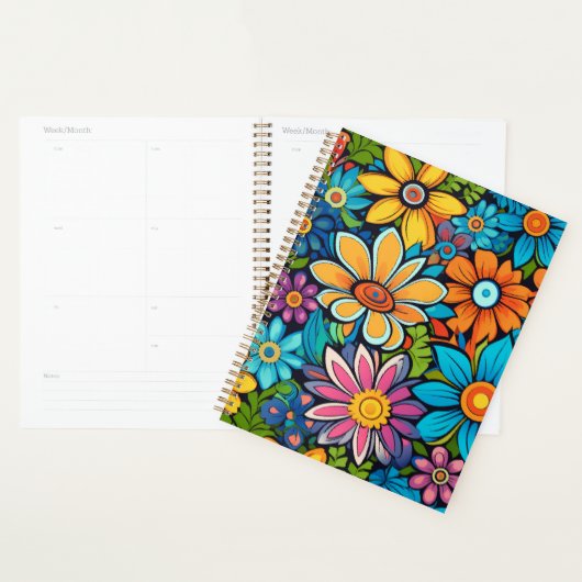 Hippie Flowers Planner (Display)