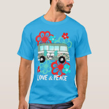 Hippie Flowery Camper Van Fun Graphic