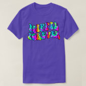 Hippie Forever 60s 70s Retro  Hippie Stropdas Dy T-shirt (Design voorkant)