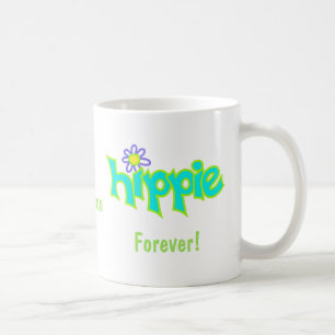 Hippie Forever Turquoise Art Name Persoonlijk Koffiemok