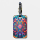 HIPPIE FRACTAAL SPECTACULAIR BAGAGELABEL (Achterkant verticaal)