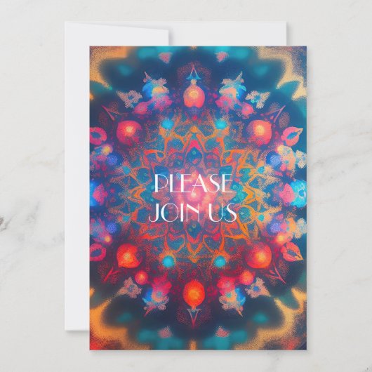 HIPPIE FRACTAAL SPECTACULAIR KAART (Voorkant)