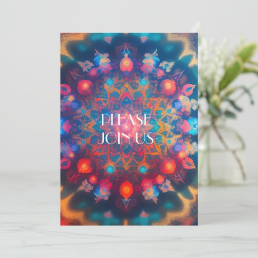 HIPPIE FRACTAAL SPECTACULAIR KAART (Staand voorkant)