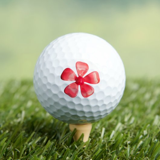 Hippie Fun Flower of uw Logo Vrouwelijke Bloemen M Golfballen (Insitu Shirt)