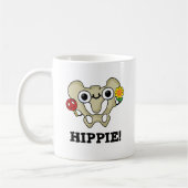 Hippie Funny Hip Bone Pun Koffiemok (Links)