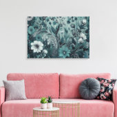 Hippie Garden Dreams Muurkunst Canvas Afdruk (Insitu (Woonkamer))