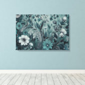 Hippie Garden Dreams Muurkunst Canvas Afdruk (Insitu (Houten vloer))